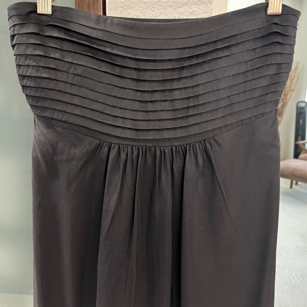 Banana Republic A-line Strapless Dress - Black Size 0 - Picture 5 of 8